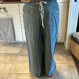 Anthropology Linen Pull-On Wide-Leg
Pants - Size XL